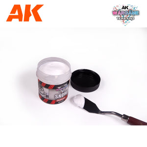 AK Interactive AK1227 SNOW – WARGAME TERRAINS 100ML