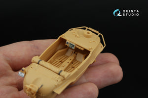 Intérieur imprimé en 3D et coloré sur papier décalcomanie Quinta Studio QDS-48553 Schwimmwagen type 166 (Tamiya) (petite version) 1/48 – image 9