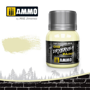 Munitions pour Mig 0616 DRYBRUSH Sable clair 40 ml