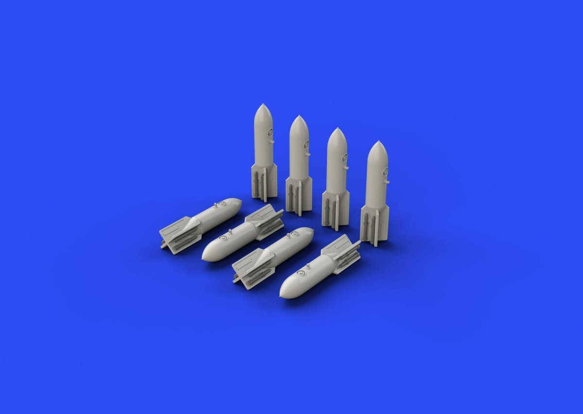 Eduard 648264 SC 50 bombes allemandes de la Seconde Guerre mondiale 1/48 – immagine 2