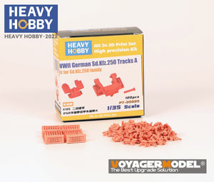 Heavy Hobby PT35085 Chenilles Sd.Kfz.250 allemandes de la Seconde Guerre mondiale A 1/35