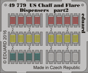Eduard 49779 Distributeurs de paillettes et de fusées éclairantes américains 1/48