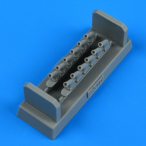 Échappement Quickboost QB48971 P-51D Mustang Eduard 1/48
