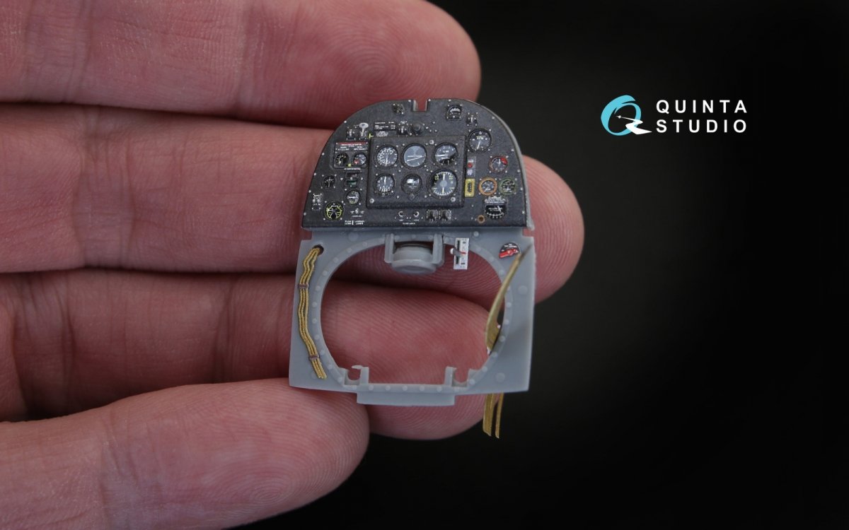 Intérieur du Spitfire Mk.V imprimé en 3D et coloré par Quinta Studio QD32030 sur papier décalcomanie (pour kit Hobbyboss) 1/32 – image 5