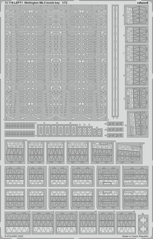 Eduard 72719 C-Wellington Mk. II bomb bay AIRFIX 1/72 – zdjęcie 2