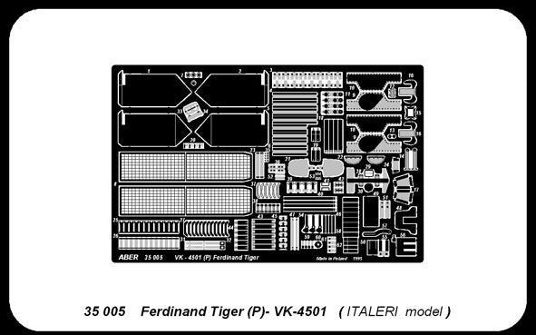 Aber 35005 Tigre Ferdinand (P) VK 4501 (ITA) (1/35) – image 4