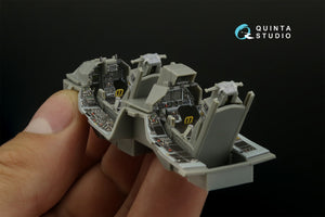 Intérieur imprimé en 3D et coloré pour le F-16D Block 50 de Quinta Studio QD48408 (outillage Kinetic 2022), échelle 1/48 – Bild 12