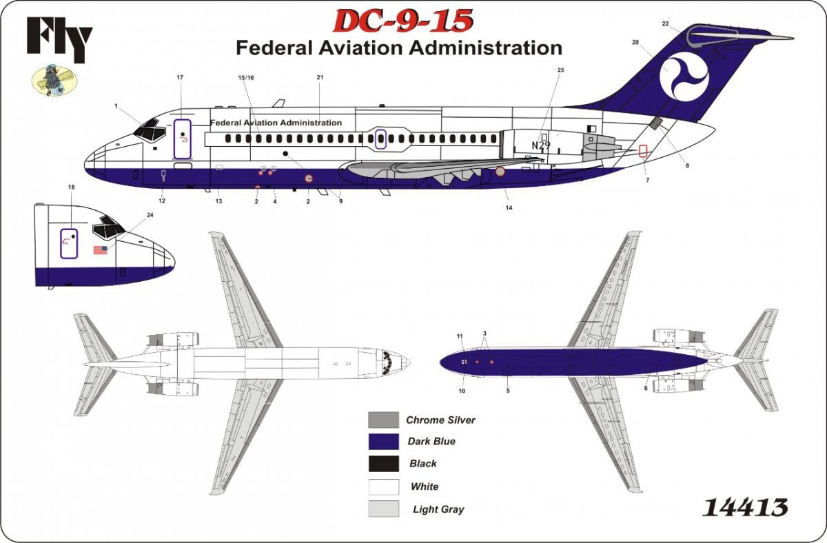 Vol 14413 DC 9-15 Administration fédérale de l&amp;#39;aviation (1/144)
