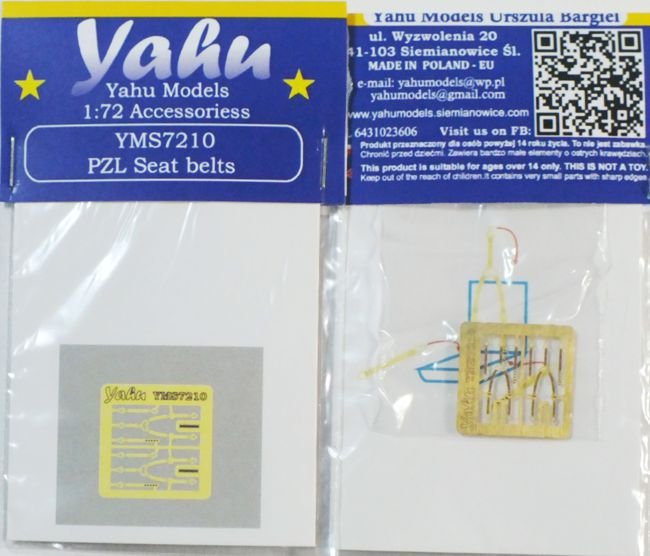 Ceintures de sécurité Yahu YMS7210 PZL (1/72)
