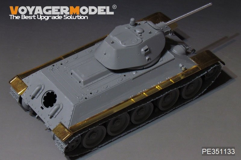Voyager Model PE351133 Garde-boues de production d&amp;#39;usine pour char russe T-34/76 n° 112 de la Seconde Guerre mondiale (pour Border BT-009) 1/35 – immagine 3