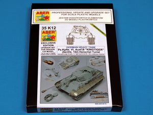 Aber 35K12 Pz.Kpfw. VI, Ausf.B (Sd.Kfz. 182) King Tiger (tourelle Henschel) (1/35) – immagine 14