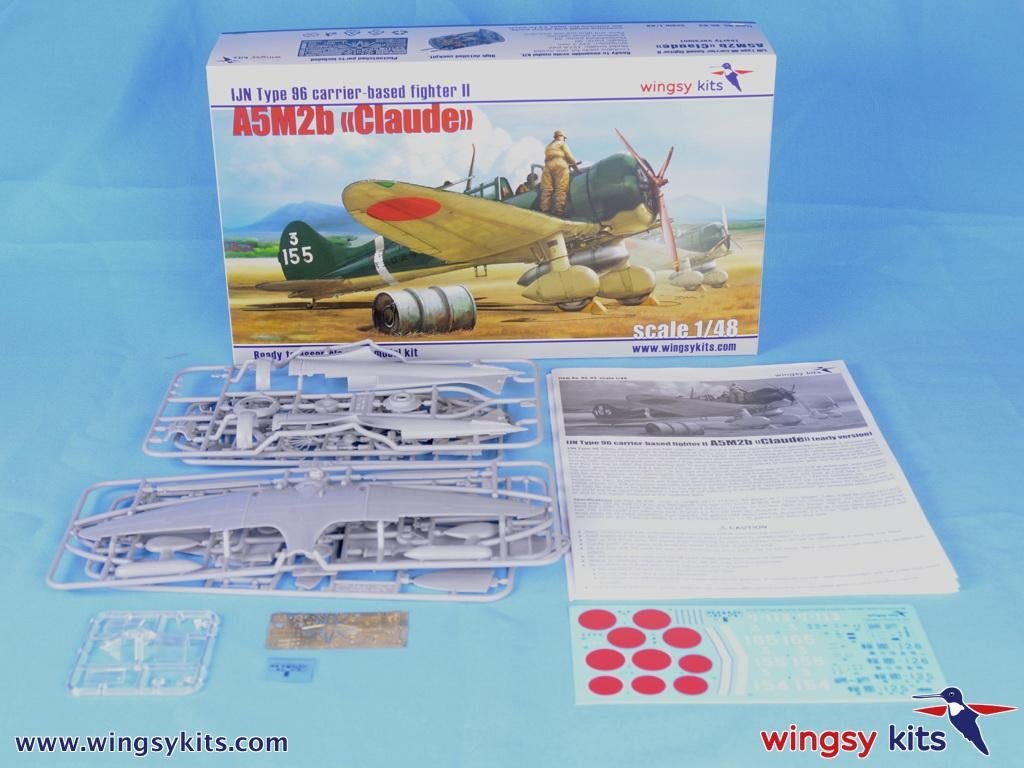 Maquette Wingsy D5-03 Chasseur embarqué IJN Type 96 II A5M2b « Claude » (première version) 1/48 – immagine 2