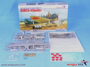 Maquette Wingsy D5-03 Chasseur embarqué IJN Type 96 II A5M2b « Claude » (première version) 1/48 – immagine 2