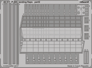 Volets d&amp;#39;atterrissage Eduard 48911 P-40C BRONCO 1/48 – image 2