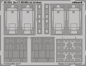 Eduard 48924 Su-17 M3/M4 freins à air KITTY HAWK 1/48