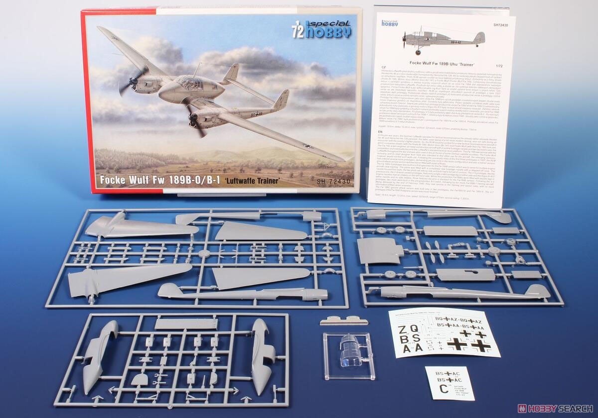 Special Hobby 72430 Focke Wulf Fw 189B-0/B-1 Luftwaffe Trainer 1/72 – zdjęcie 3
