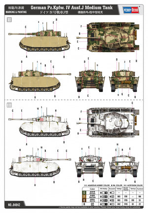 Hobby Boss 84842 Pz.Kpfw allemand. IV Ausf.J Char moyen 1/48 – image 3
