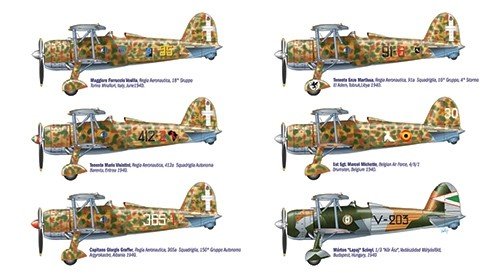 Italeri 2702 CR 42 FALCO &amp;quot;ACES&amp;quot; 1/48
