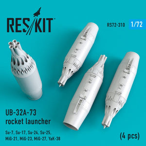 Lance-roquettes RESKIT RS72-0311 UB-32A-24 (4 pièces) 1/72