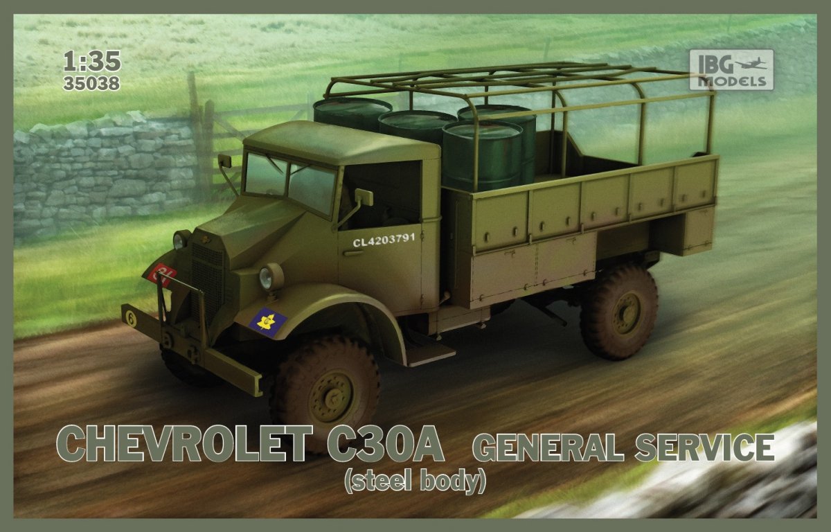 IBG 35038 Chevrolet C30A Service général (carrosserie en acier) 1/35