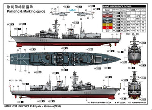 Trumpeter 06720 Frégate HMS TYPE 23 – Montrose (F236) 1/700 – imagen 2