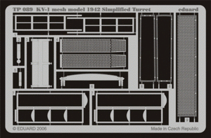 Maquette simplifiée du KV-1 (Eduard TP089) au 1/35, Trumpeter