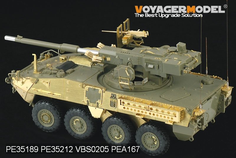 Maquette Voyager PE35189 M1128 MGS de l&amp;#39;armée américaine moderne pour AFV CLUB 35128 1/35 – Bild 4