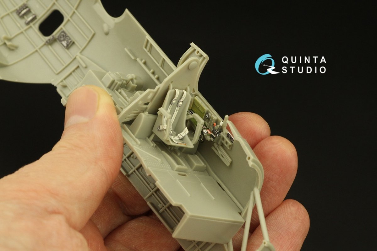 Intérieur imprimé en 3D et coloré sur papier décalcomanie Quinta Studio QD48359 TBF-1 Avenger (Academy) 1/48 – image 8