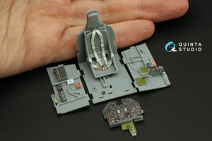 Intérieur coloré imprimé en 3D sur papier décalcomanie Quinta Studio QD32214 P-40M WarHawk (Trumpeter) 1/32 – image 10