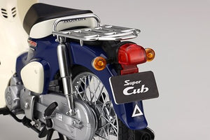 Fujimi 141961 B-NX-6 Honda Super Cub 110 (Bleu denim métallisé urbain) 1/12 – image 3