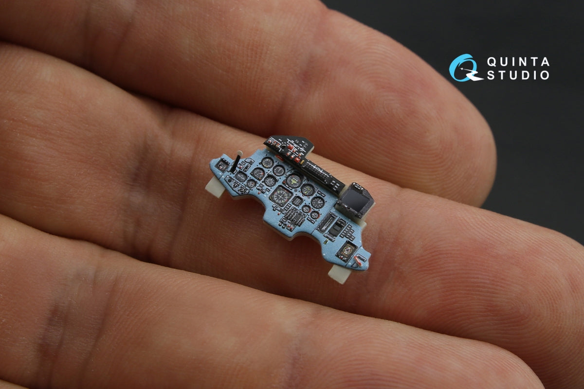 Intérieur coloré imprimé en 3D sur papier décalcomanie Quinta Studio QD48181 Su-27UB (pour kit KittyHawk) 1/48 – image 8