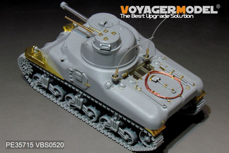 Maquette Voyager PE35715, char moyen américain M3A1 Lee de la Seconde Guerre mondiale (modèle de base) pour TAKOM 2114 au 1/35 – image 6