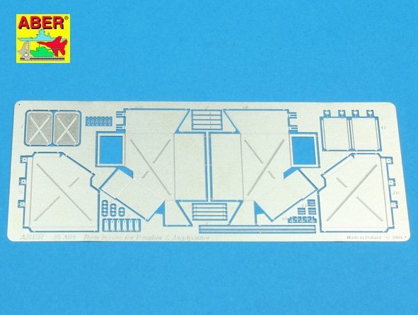 Aber 35A091 Boîtes arrière pour chars Panther et canon automoteur Jagdpanter (1/35)