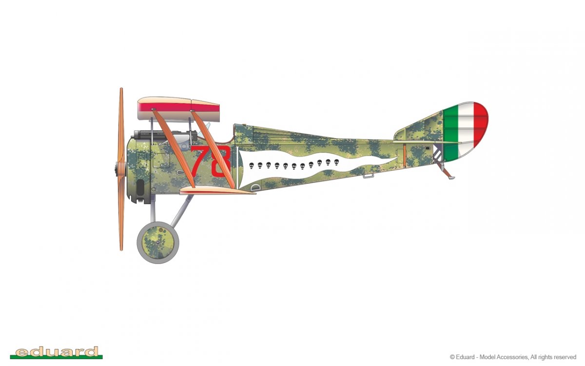 Eduard 11139 IL Magnifico Hanriot HD.I en service italien, édition limitée 1/48 – image 5