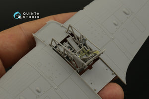 Intérieur imprimé en 3D et coloré sur papier décalcomanie Quinta Studio QD48410 pour la famille Hurricane (Arma Hobby) à l&amp;#39;échelle 1/48 – image 6