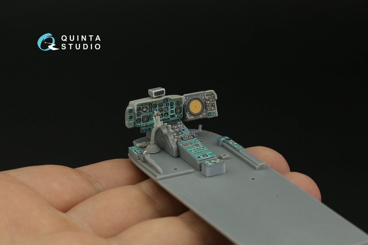 Quinta Studio QD+48357 Ka-27PL Military version 3D-Printed &amp;amp; coloured Interior on decal paper (Hobby Boss) (with 3D-printed resin parts) 1/48 – zdjęcie 14