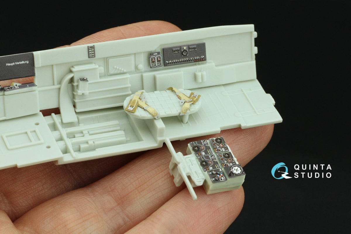 Intérieur coloré imprimé en 3D sur papier décalcomanie (Revell) Quinta Studio QD48435 Bf 110G-2, échelle 1/48 – image 11