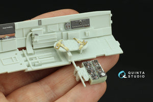 Intérieur coloré imprimé en 3D sur papier décalcomanie (Revell) Quinta Studio QD48435 Bf 110G-2, échelle 1/48 – image 11