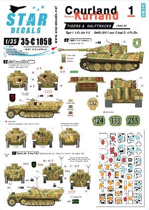 Star Decals 35-C1058 Courlande / Kurland n° 1 1/35