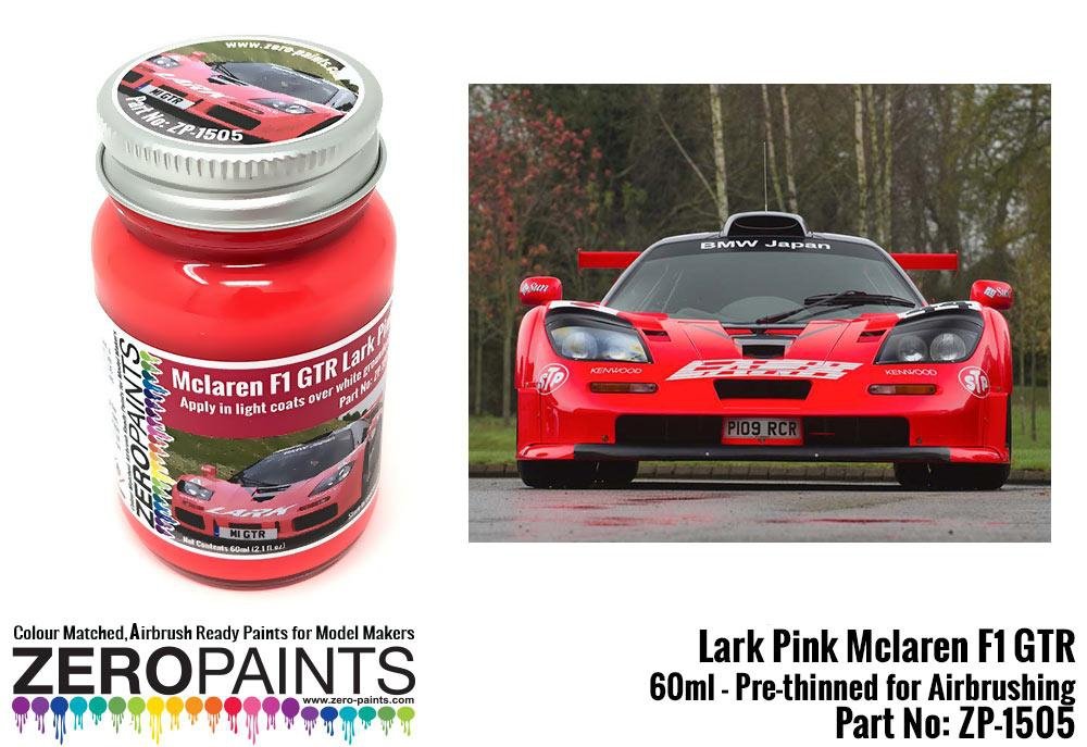 Peinture Zero Paints ZP-1505 Rose Alouette - McLaren F1 GTR 60 ml