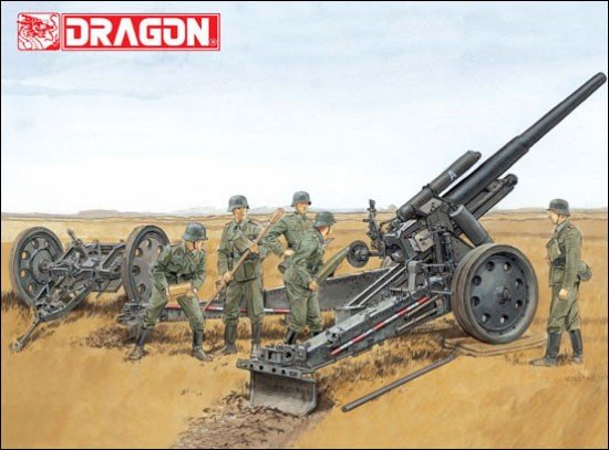 Dragon 6392 Obusier allemand sFH 18 avec avant-train (1/35)
