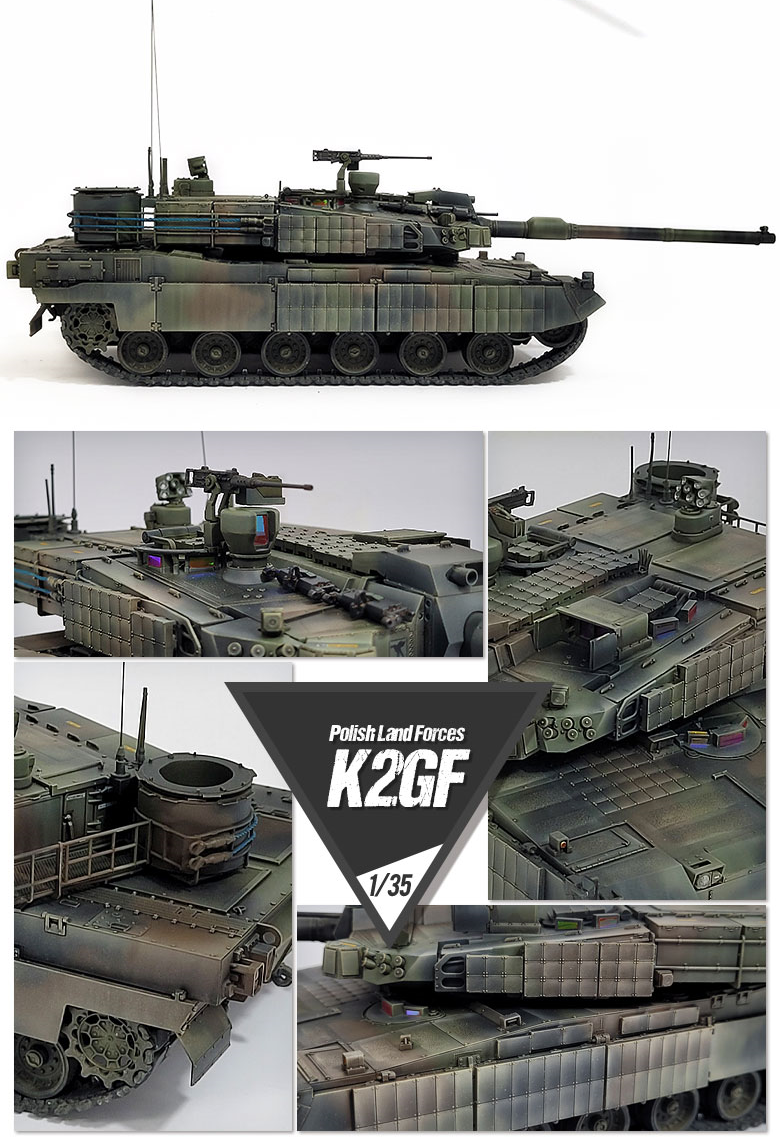 Academy 13560 Forces terrestres polonaises K2GF 1/35 – immagine 6