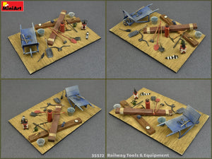 MiniArt 35572 OUTILS ET ÉQUIPEMENTS FERROVIAIRES (1/35) – image 2