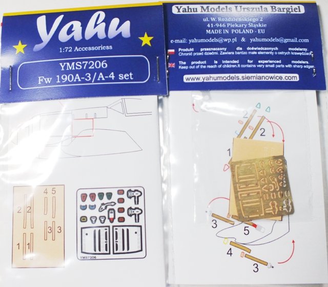 Yahu YMS7206 Fw 190 A-3/A-4 (Tamiya / Zvezda) 1/72