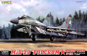 Maquette Great Wall Hobby L4814 MiG-29 Fulcrum, modèle précoce 9-12, échelle 1/48
