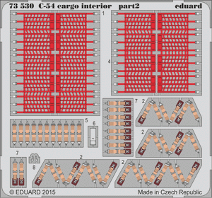 Intérieur cargo Eduard 73530 C-54 1/72 REVELL – imagen 2