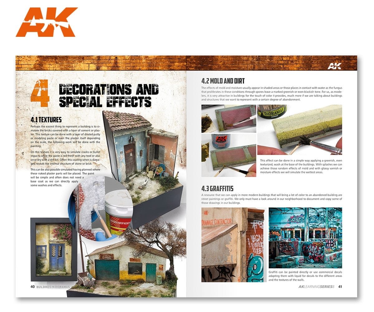 AK Interactive AK256 AK LEARNING 09 : LE GUIDE ULTIME POUR CRÉER DES BÂTIMENTS DANS DES DIORAMAS (Anglais)  – imagen 5