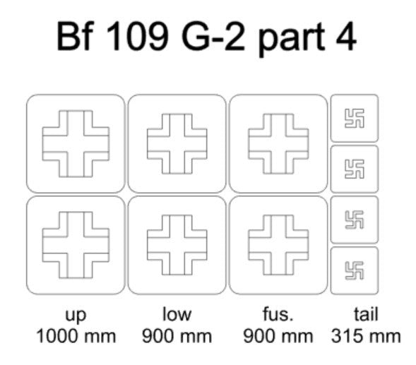 Omask 24012 Bf 109 G-2 partie 4 1/48