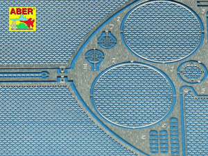 Aber 35G12 Grilles pour char allemand Sd.Kfz. 182 King Tiger (Tourelle Porsche) (1/35) – Bild 3