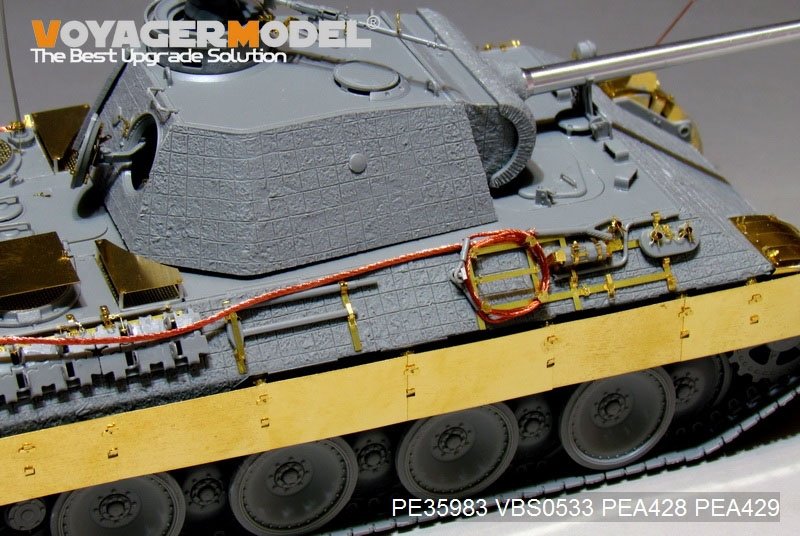 Maquette Voyager PE35983 Char Panther D allemand de la Seconde Guerre mondiale, version tardive de base, pour TAKOM 2104, échelle 1/35 – immagine 16